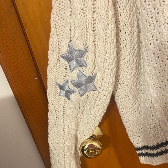 Taylor Swift Cream Folklore Cardigan with Star Details - Picture 14 of 16
